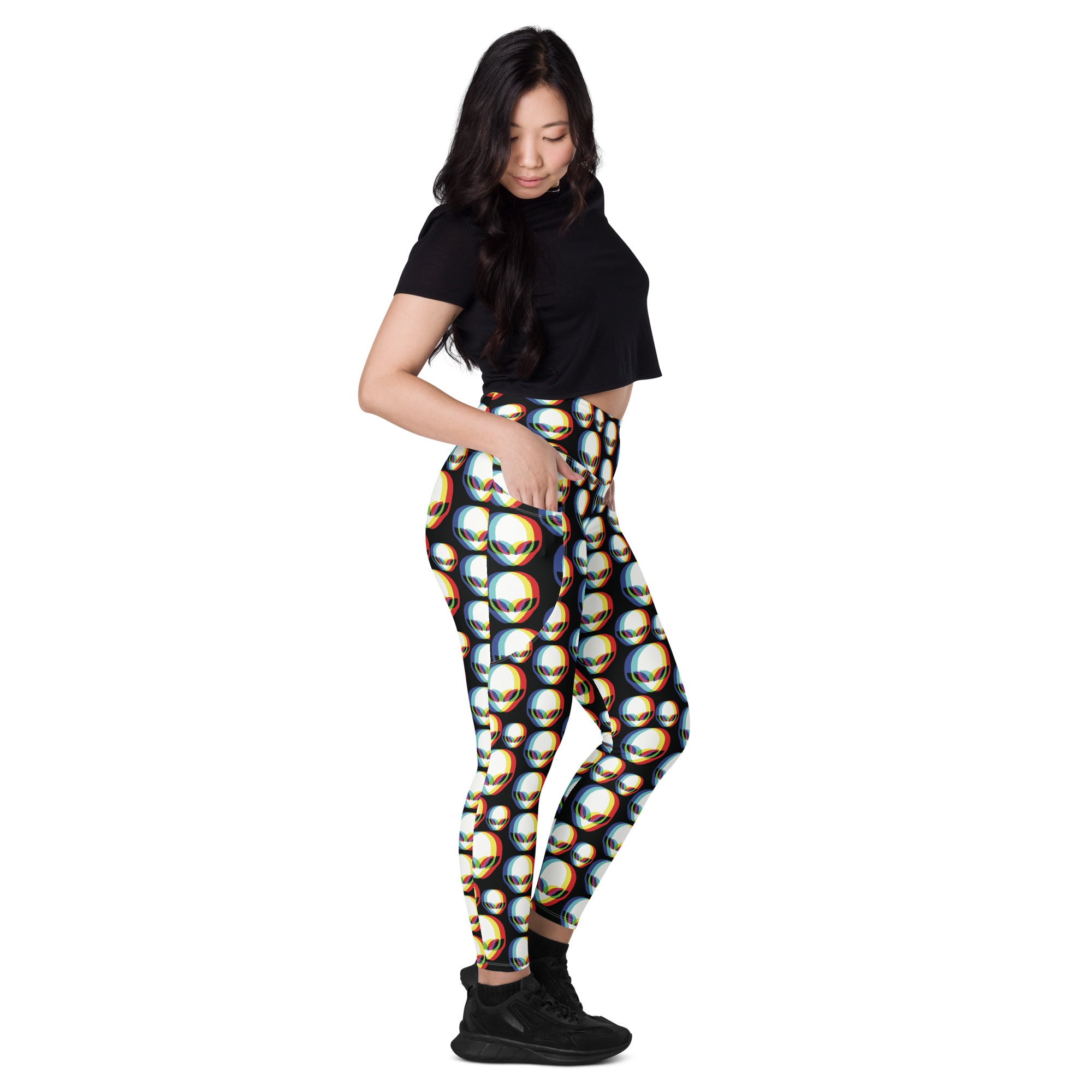 Alien Invasion Leggings with Pockets | All Sizes